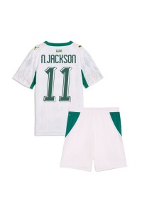 Senegal Nicolas Jackson #11 Jalkapallovaatteet Lasten Kotipeliasu MM-kisat 2026 Lyhythihainen (+ Lyhyet housut)